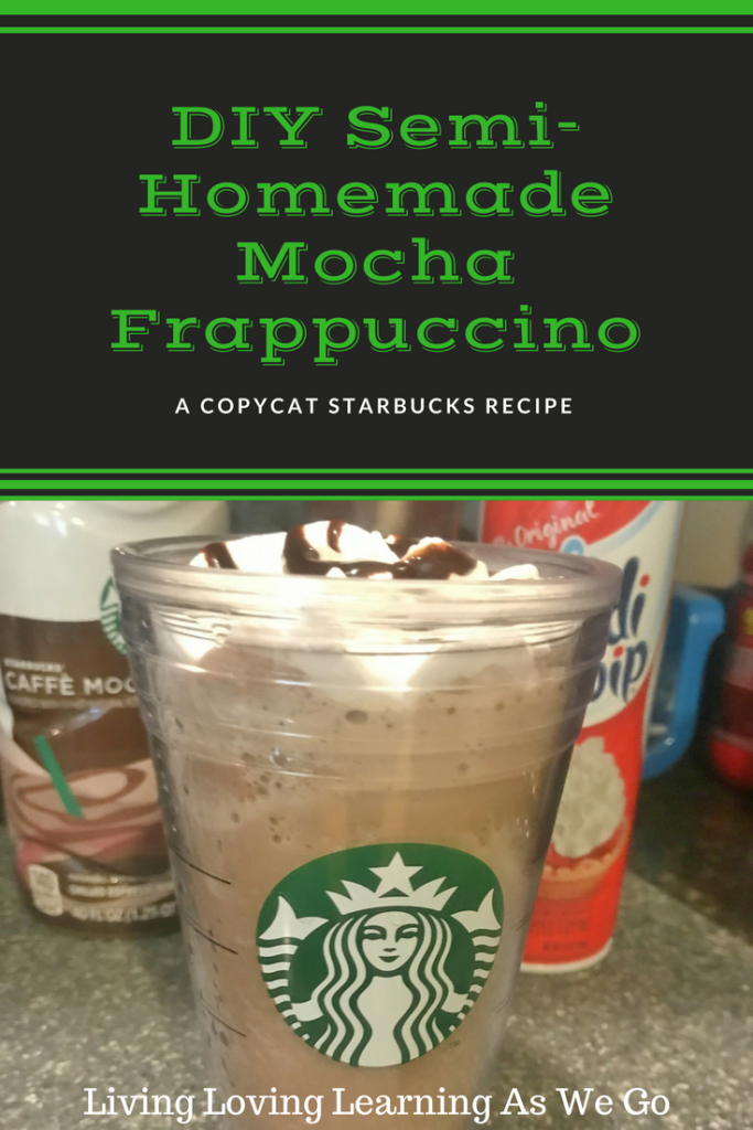 DIY Semi-Homemade Mocha Frappuccino